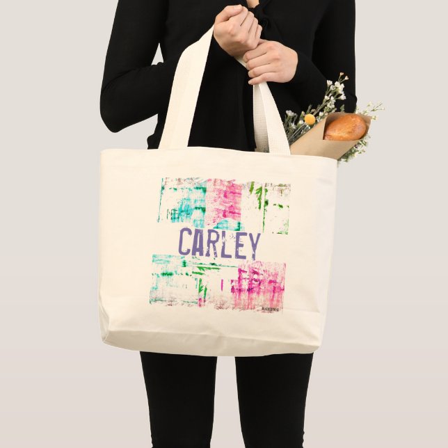 HAMbyWG - Tote Bag - Distressed w Name (Front (Product))