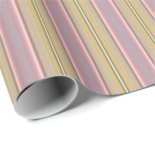 HAMbyWG - Wrapping Paper - Pink & Yellow Stripe