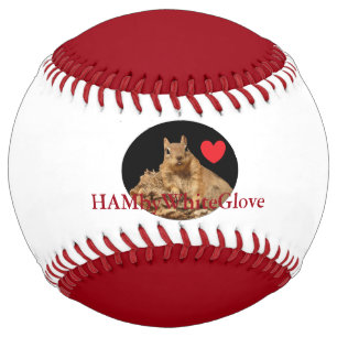 HAMbyWhiteGlove -  Softball - Squirrel Heart Logo