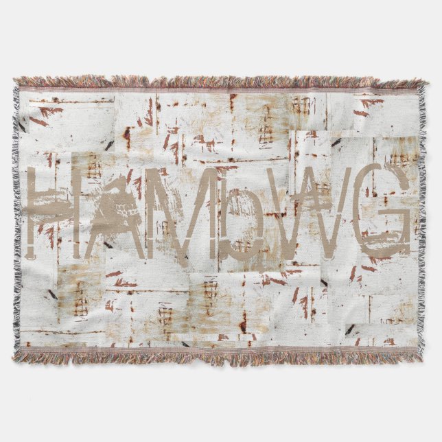 HAMbyWhiteGlove - Throw Blankets - Distressed (Front)