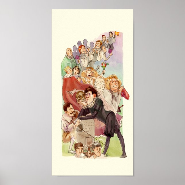 Hameau - Impression d'art original (Devant)