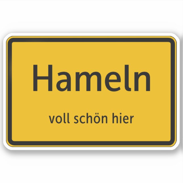 Hameln Sticker sticker autosticker (Front)