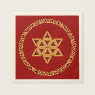 Hamentashen Star of David Paper Napkins