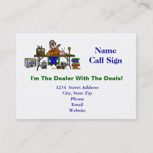 Hamfest Seller Customizable Business Cards
