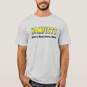 Hamfests où les jambons réels achètent T-shirt rad