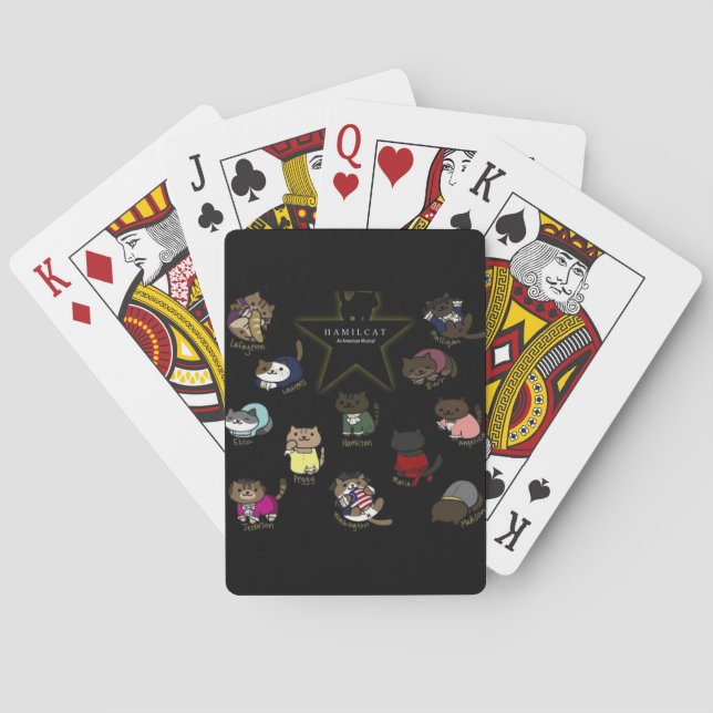 Hamilcat Playing Cards (Back)