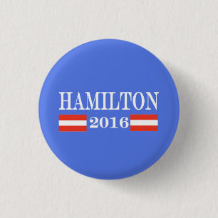 Hamilton 2016 1 inch round button