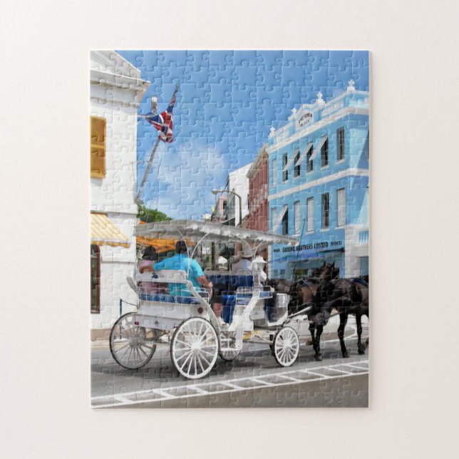 Hamilton Bermuda Carriage Ride Jigsaw Puzzle (Vertical)