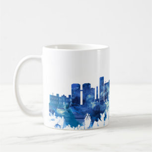 Hamilton Canada Skyline Blue Coffee Mug