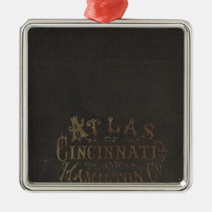 Hamilton County Atlas Metal Ornament