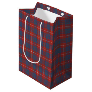 Hamilton Dress Ancient Scottish Tartan Medium Gift Bag