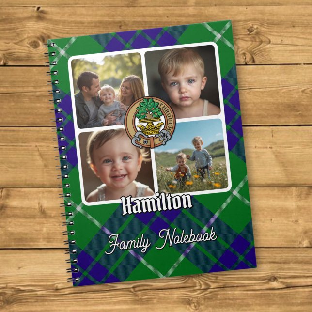 Hamilton Family Photo Collage Notebook (Creator Uploaded)