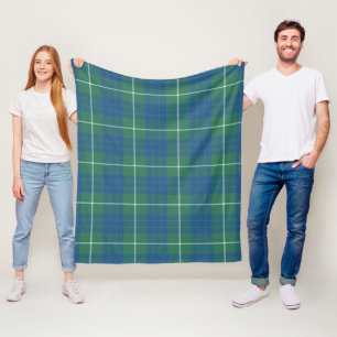Hamilton Hunting Ancient Plaid Fleece Blanket