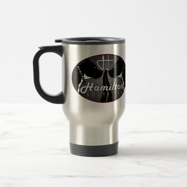 Hamilton Logistics Travel Mug (Left)