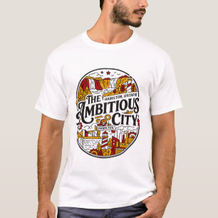 Hamilton Ontario Canada City Skyline Waterfront Vi T-Shirt
