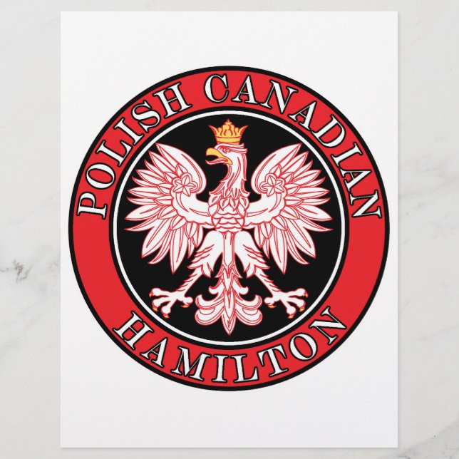 Hamilton Polish Canadian Eagle Flyer (Front)