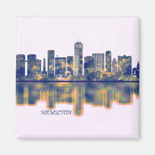 Hamilton Skyline Magnet