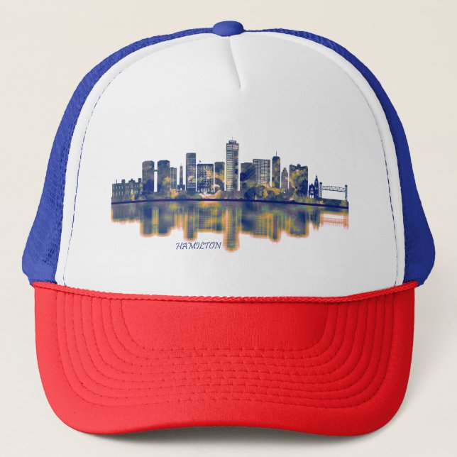 Hamilton Skyline Trucker Hat (Front)