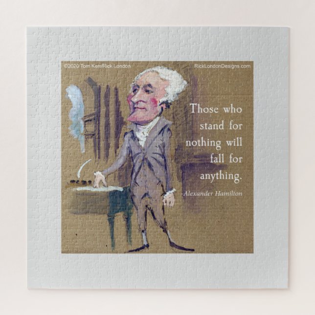 Hamilton "Stand For Something" Jigsaw Puzzle (Vertical)