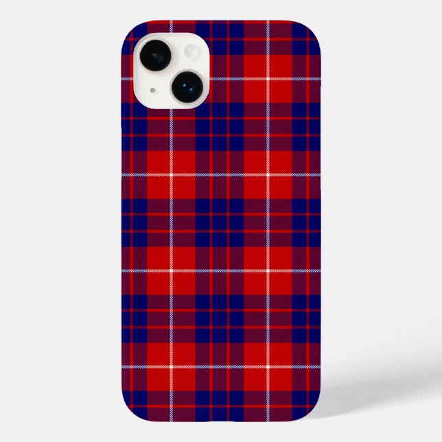 Hamilton tartan red blue purple plaid Case-Mate iPhone case (Back)
