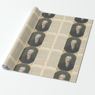 Hamilton & The Federalist wrapping paper