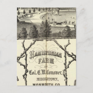 Hamiltonian Farm in Middletown, NJ Postcard