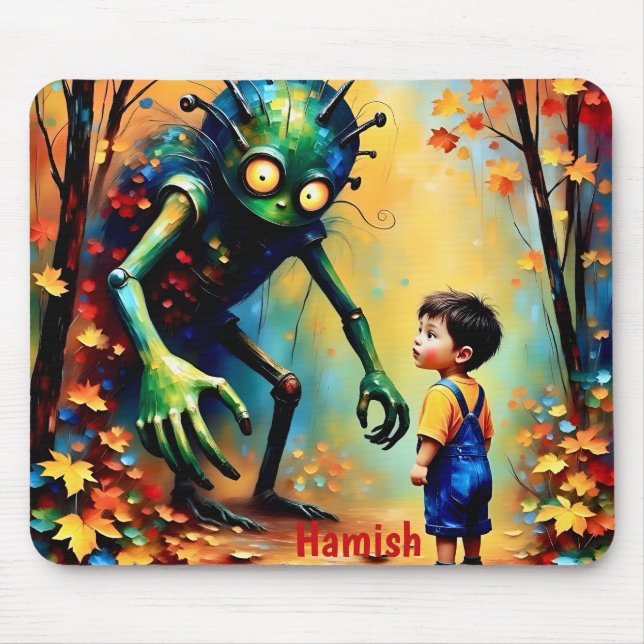 HAMISH ~ Halloween Monster ~  Mouse Pad (Front)