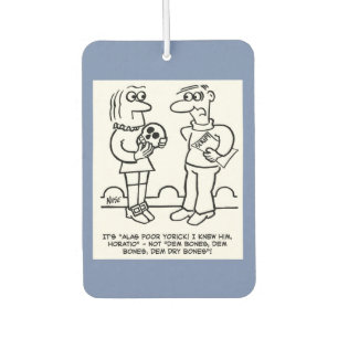 Hamlet Actor has Advice from the Stage Director Car Air Freshener