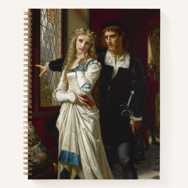 Hamlet and Ophelia Notebook (Front)