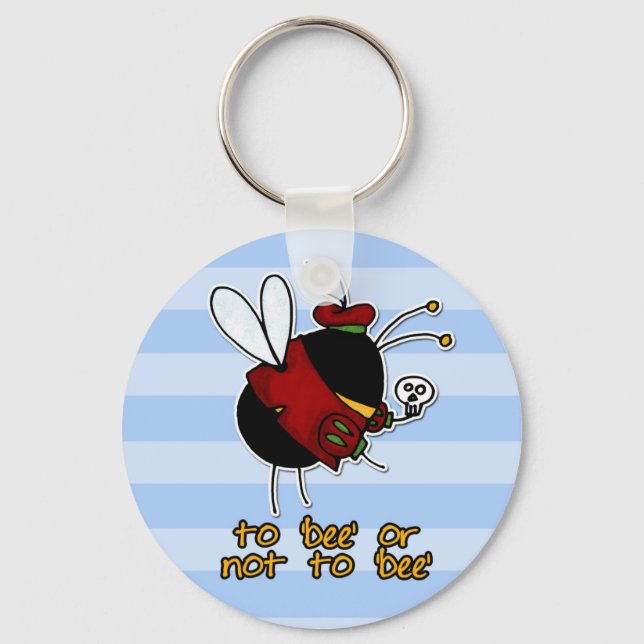 hamlet bee keychain (Front)