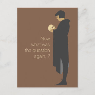 Hamlet holding a skull CC0720 Beggarstaffs Postcard