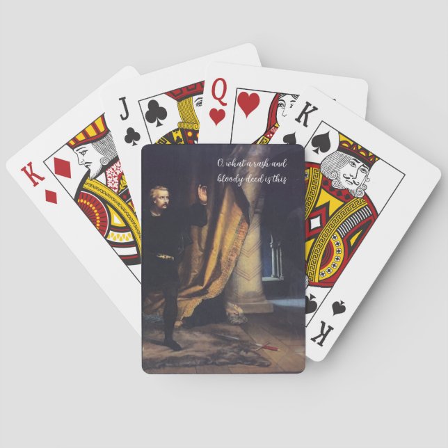 Hamlet-Polonius Playing Cards (Back)