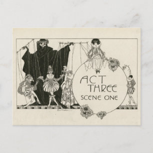 Hamlet Shakespeare Postcard