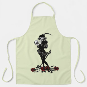 Hamlet The Bard Lime Green Apron