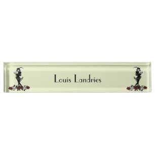 Hamlet The Bard Lime Green  Nameplate