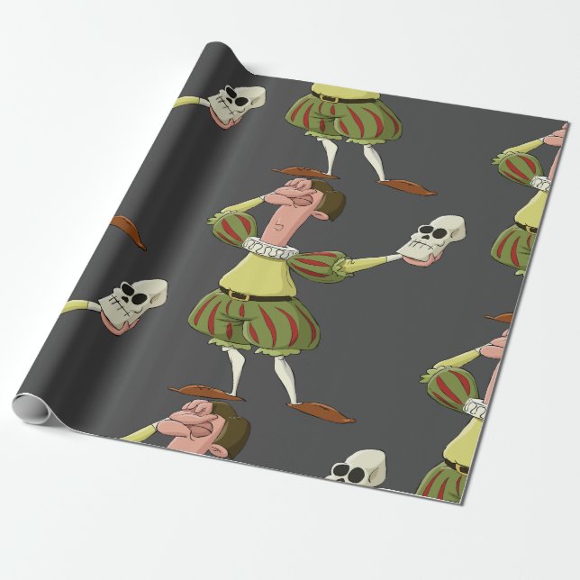 Hamlet Wrapping Paper (Unrolled)