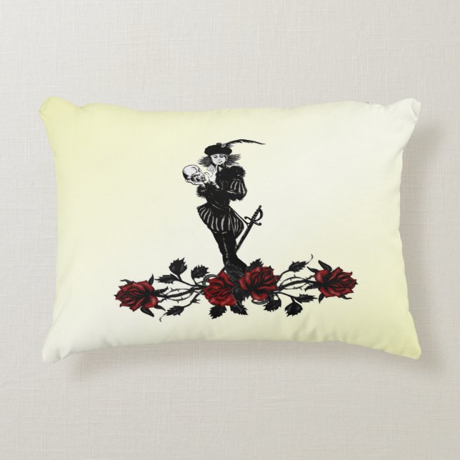 Hamlet Yellow Accent Pillow (Front)