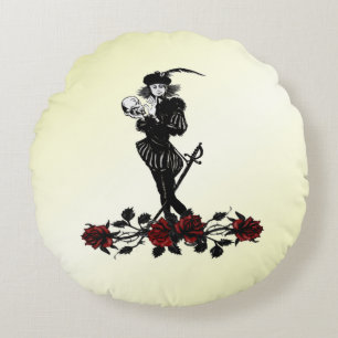 Hamlet Yellow Round Pillow