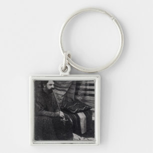Hamlin Garland in his Cheyenne Teepee Smoking Keychain