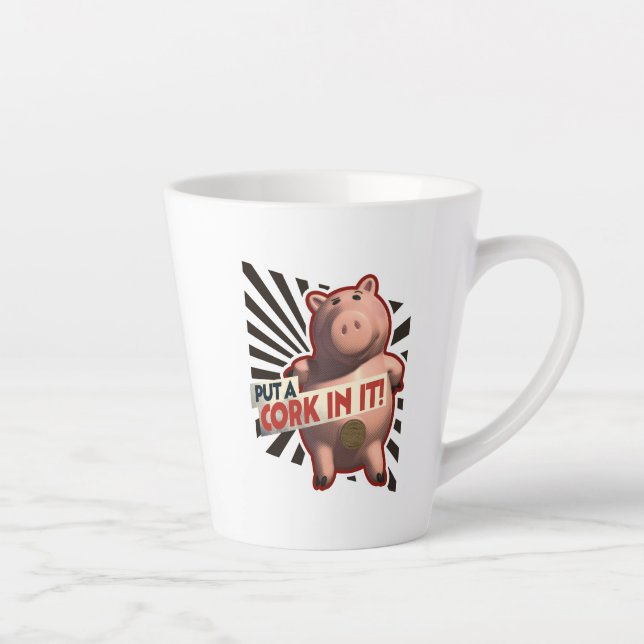 Hamm: Put a Cork in it! Latte Mug (Right)
