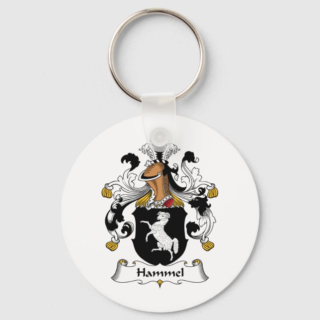 Hammel Family Crest Keychain (Front)