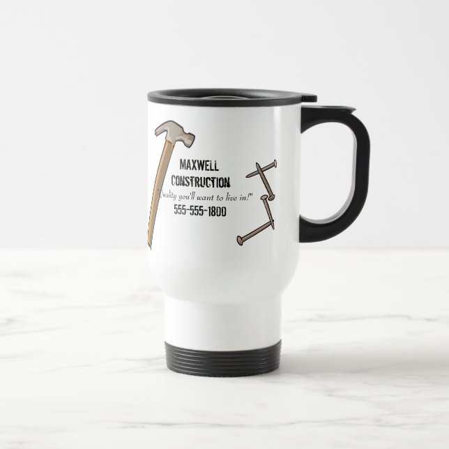 Hammer and Nails Mug (Right)