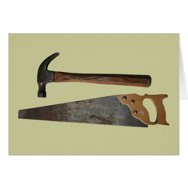 Hammer and Saw  (Front Horizontal)