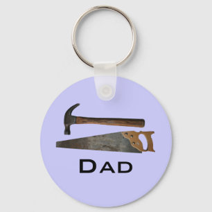 Hammer and Saw Keychain