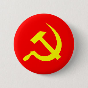 Hammer and Sickle Button