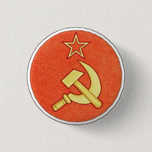 Hammer and Sickle Button