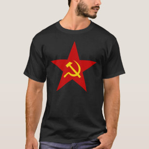 Hammer and Sickle Communist Star T-Shirt