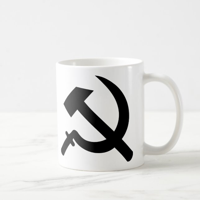 hammer and sickle icon coffee mug (Right)