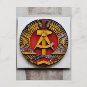 Hammer and Sickle Symbol of Communist Postcard