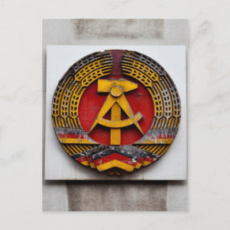 Hammer and Sickle Symbol of Communist Postcard